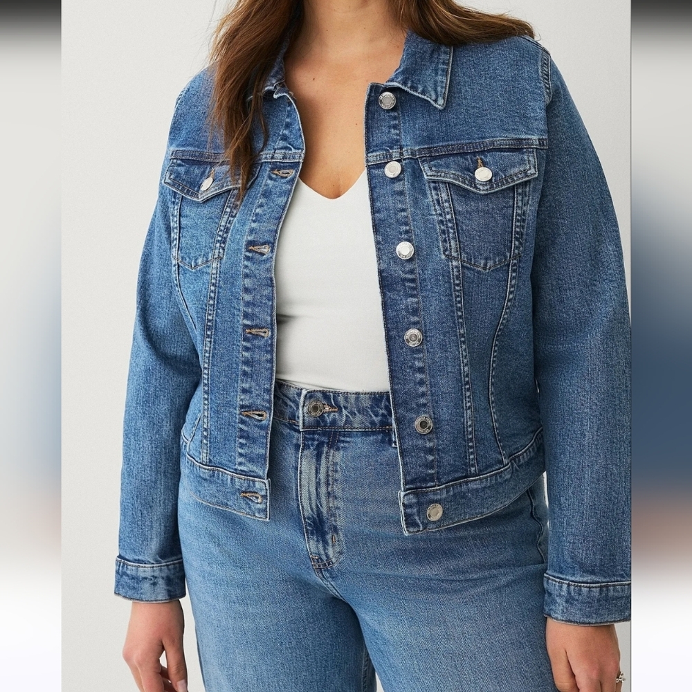 ELLOS Classic Denim Jacket - Picture 13 of 14